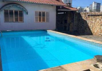 Casa com 3 dormitórios para alugar, 84 m² por r$ 9.000,00/mês - boqueirão - praia grande/sp