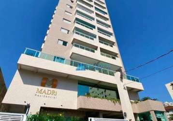 Apartamento com 2 dormitórios à venda, 77 m² por r$ 615.000,00 - canto do forte - praia grande/sp