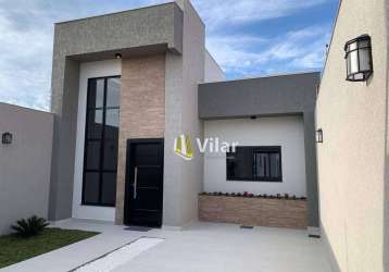 Casa com 3 dormitórios à venda, 92 m² por r$ 835.900,00 - jardim bela vista - piraquara/pr