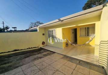 Casa com 2 dormitórios à venda, 67 m² por r$ 350.000 - vila são cristóvão - piraquara/pr