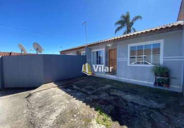 Casa com 2 dormitórios à venda, 47 m² por r$ 210.000 - planta deodoro - piraquara/pr