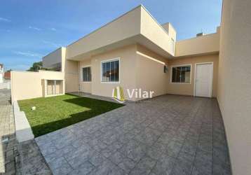 Casa com 3 dormitórios à venda, 62 m² por r$ 420.000 - emiliano perneta - pinhais/pr