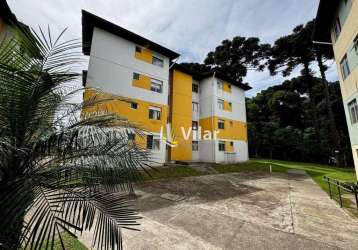 Apartamento com 2 dormitórios à venda, 48 m² por r$ 190.000 - tatuquara - curitiba/pr