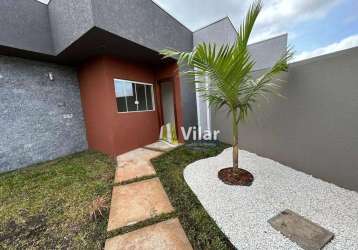 Casa com 2 dormitórios à venda, 75 m² por r$ 495.000,00 - jardim cláudia - pinhais/pr