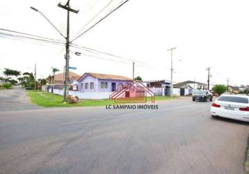 Terreno à venda, 1040 m² por r$ 1.750.000 -   rua brasílio ribas 456 novo mundo - curitiba/pr