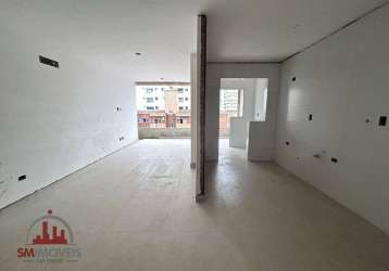 Apartamento com 2 dormitórios à venda, 79 m² por r$ 599.325,00 - boqueirão - praia grande/sp