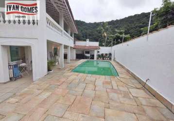 Sobrado com 4 dormitórios à venda, 272 m² por r$ 1.400.000,00 - guaiuba - guarujá/sp