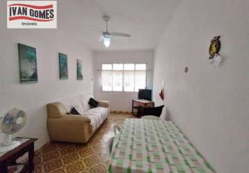 Apartamento com 1 dormitório para alugar, 50 m² por r$ 2.100,00/mês - tombo - guarujá/sp