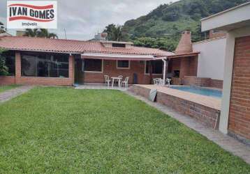 Casa com 3 dormitórios para alugar, 120 m² por r$ 5.500,00/mês - tombo - guarujá/sp