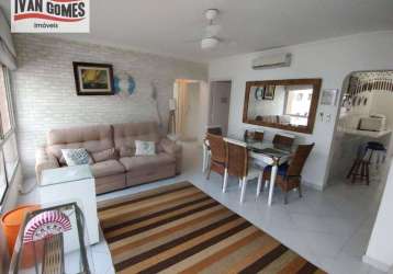 Apartamento com 3 dormitórios à venda, 95 m² por r$ 600.000,00 - astúrias - guarujá/sp