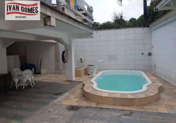 Sobrado com 4 dormitórios à venda, 310 m² por r$ 1.600.000 - guaiuba - guarujá/sp