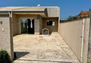 Casa de frente para a rua no passauna, boqueirão, araucaria - pr