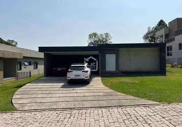 Casa térrea em condomínio fechado, área rural de araucária, araucaria - pr