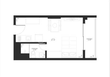 Apartamento com 1 quarto à venda na rua aurora, 756, santa ifigênia, são paulo, 48 m2 por r$ 521.077