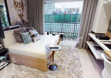 Apartamento com 1 quarto à venda na rua constantino de sousa, 258, campo belo, são paulo, 27 m2 por r$ 341.100