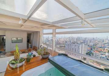 Cobertura com 4 quartos à venda na rua camé, 100, mooca, são paulo, 315 m2 por r$ 2.450.000