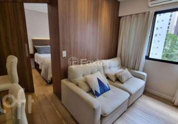 Kitnet / stúdio à venda na avenida macuco, 595, moema, são paulo, 30 m2 por r$ 519.000