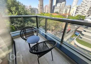 Apartamento com 1 quarto à venda na praça da república, 365, república, são paulo, 49 m2 por r$ 680.000