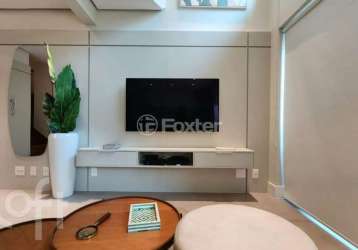 Apartamento com 2 quartos à venda na avenida ibijaú, 355, moema, são paulo, 70 m2 por r$ 1.400.000