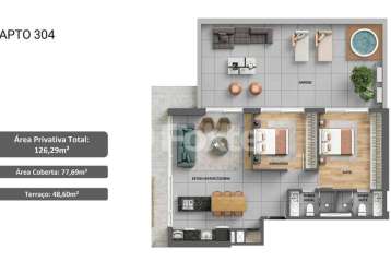 Apartamento com 2 quartos à venda na avenida lavras, 213, petrópolis, porto alegre, 126 m2 por r$ 1.369.000