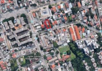 Terreno comercial à venda na rua afonso arinos, 70, camaquã, porto alegre, 381 m2 por r$ 390.000