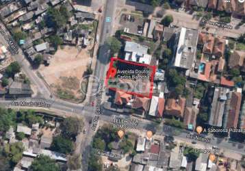 Terreno comercial à venda na avenida doutor carlos barbosa, 1444, medianeira, porto alegre, 656 m2 por r$ 1.163.750