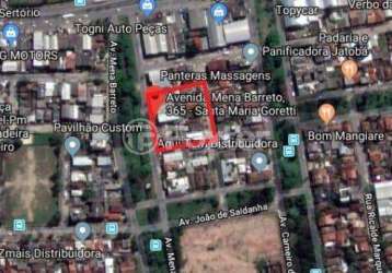 Terreno comercial à venda na avenida mena barreto, 365, santa maria goretti, porto alegre, 300 m2 por r$ 742.000