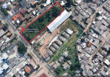 Terreno à venda na rua dona malvina, 390, santa tereza, porto alegre, 5082 m2 por r$ 2.200.000