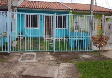 Casa com 2 quartos à venda na rua elvira dendena, 13, hípica, porto alegre, 64 m2 por r$ 197.000