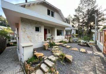 Casa com 4 quartos à venda na rua joão paim xavier, 120, ipê amarelo, gramado, 304 m2 por r$ 1.800.000