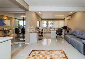 Sala comercial com 2 salas à venda na avenida bento gonçalves, 1403, santo antônio, porto alegre, 69 m2 por r$ 418.000