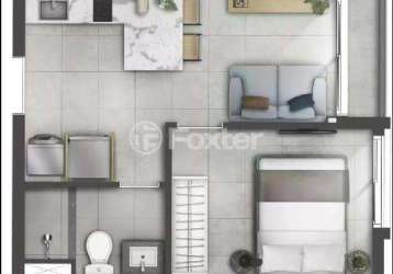 Apartamento com 1 quarto à venda na rua anita garibaldi, 1343, boa vista, porto alegre, 29 m2 por r$ 503.500