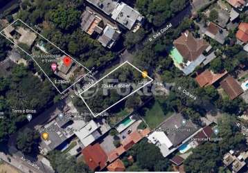 Terreno comercial à venda na rua cidreira, 21/31, ipanema, porto alegre, 968 m2 por r$ 1.200.000