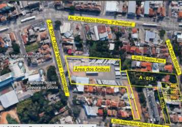 Terreno comercial à venda na rua pedro boticário, 671, glória, porto alegre, 3975 m2 por r$ 5.000.000