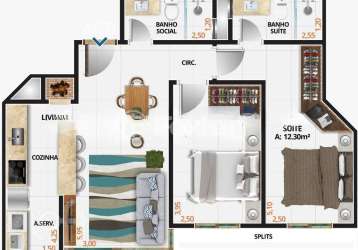 Apartamento com 2 quartos à venda na rua marabá, 3120, navegantes, capão da canoa, 81 m2 por r$ 1.195.240