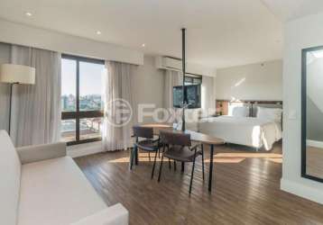 Flat com 1 quarto à venda na avenida borges de medeiros, 2105, praia de belas, porto alegre, 35 m2 por r$ 400.000