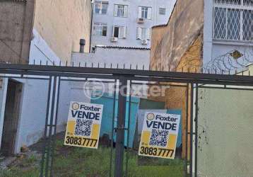 Terreno comercial à venda na rua demétrio ribeiro, 616, centro histórico, porto alegre, 83 m2 por r$ 375.000