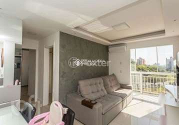 Apartamento com 2 quartos à venda na rua abram goldsztein, 446, jardim carvalho, porto alegre, 57 m2 por r$ 320.000