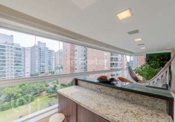 Apartamento com 4 quartos à venda na rua nicola mathias falci, 151, jardim do salso, porto alegre, 199 m2 por r$ 2.530.000