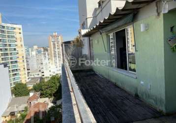 Cobertura com 1 quarto à venda na rua barão do triunfo, 380, menino deus, porto alegre, 90 m2 por r$ 380.000