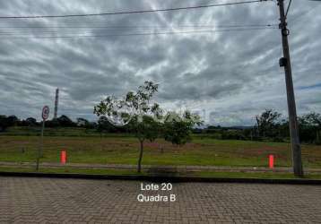 Terreno à venda na rua das hortências, lote 20 qu, abilio valdemar, glorinha, 300 m2 por r$ 240.000