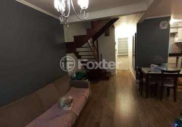 Casa em condomínio fechado com 3 quartos à venda na avenida joão ferreira jardim, 140, parque santa fé, porto alegre, 116 m2 por r$ 415.000