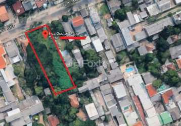 Terreno comercial à venda na rua doutor mário totta, 2377, tristeza, porto alegre, 600 m2 por r$ 370.000