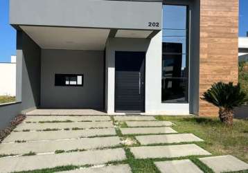 Casa em condomínio fechado com 3 quartos à venda na rua 8, 202, loteamento park gran reserve, indaiatuba, 140 m2 por r$ 990.000