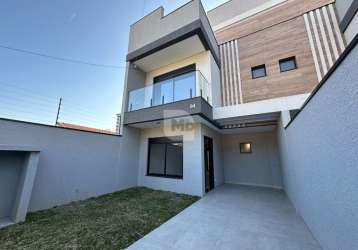 Casa com 3 quartos à venda na rua coronel josé gomes do amaral, 490 3, água verde, curitiba por r$ 1.108.560