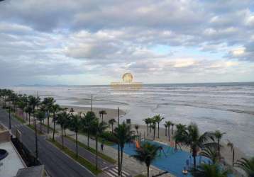 Frente mar maravilhoso 3 dormt lazer de clube varanda gourmet e muito mais