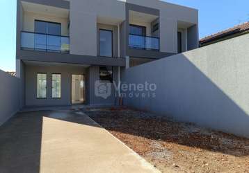 Casa com 3 quartos à venda na rua cerro azul, 675, paloma, colombo, 114 m2 por r$ 550.000