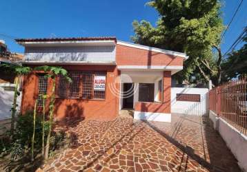 Casa de rua para alugar no bairro jardim planalto em campinas. excelente localização.