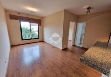 Apartamento com 1 dormitório para alugar, 50 m² por r$ 2.640,00 - jardim brasil - campinas/sp