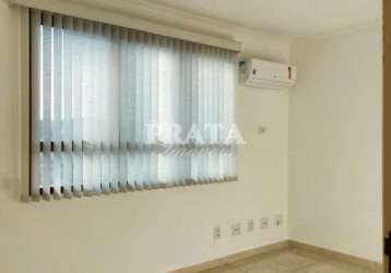 Sala comercial com 3 salas à venda na avenida afonso pena, macuco, santos, 58 m2 por r$ 440.000